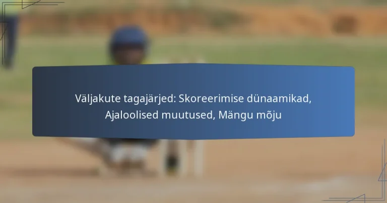 Väljakute tagajärjed: Skoreerimise dünaamikad, Ajaloolised muutused, Mängu mõju