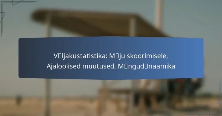 Väljakustatistika: Mõju skoorimisele, Ajaloolised muutused, Mängudünaamika